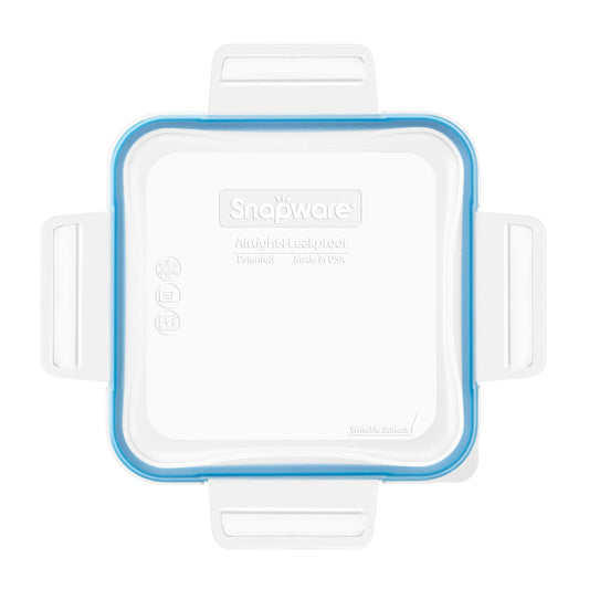 Snapware® Total Solution® Medium Square Plastic Lid with Light Blue Seal
