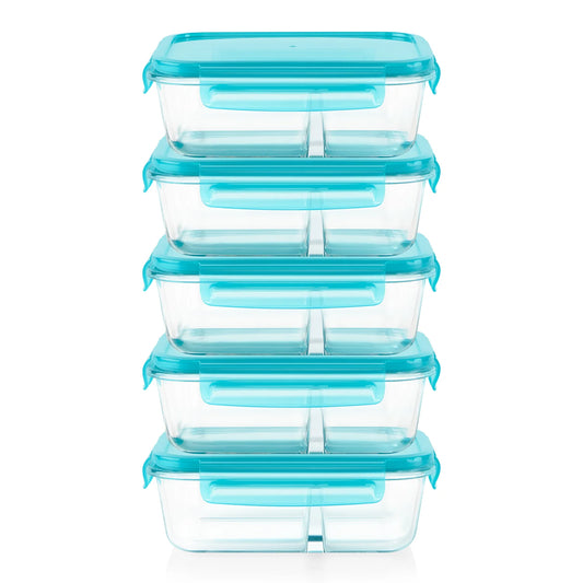Pyrex® MealBox 10-Piece Divided Storage Set, 4 Cup