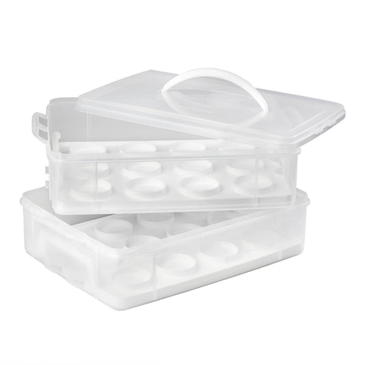 Snapware® Snap 'N Stack Enter-Tainers 2-Layer Cookie, Cake & Brownie Carrier