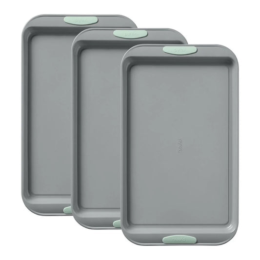 Pyrex® Metal Bakeware 3-Piece Large Cookie Sheet Set in Sage